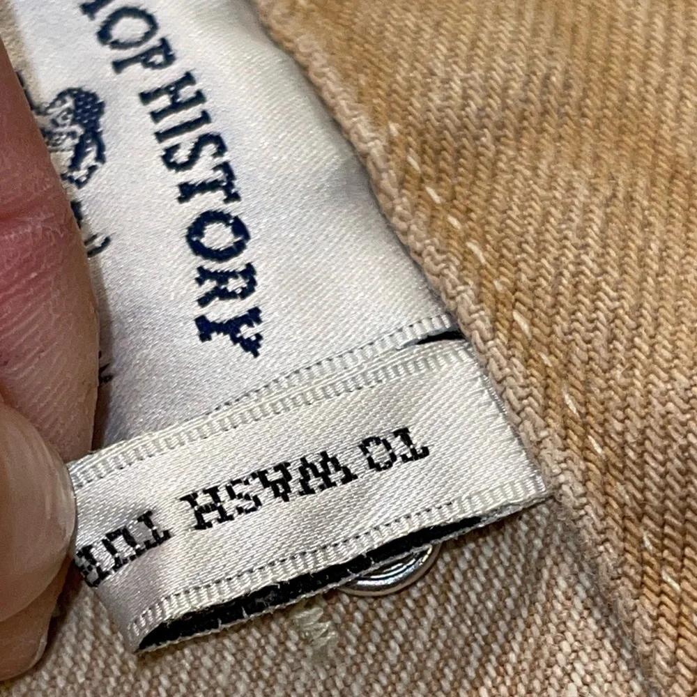 Hip Hop History Platinum Line Tan Jeans Men’s 42x33 Y2K‎ Streetwear Embellished